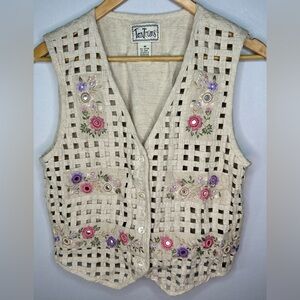 Vintage Floral Vest